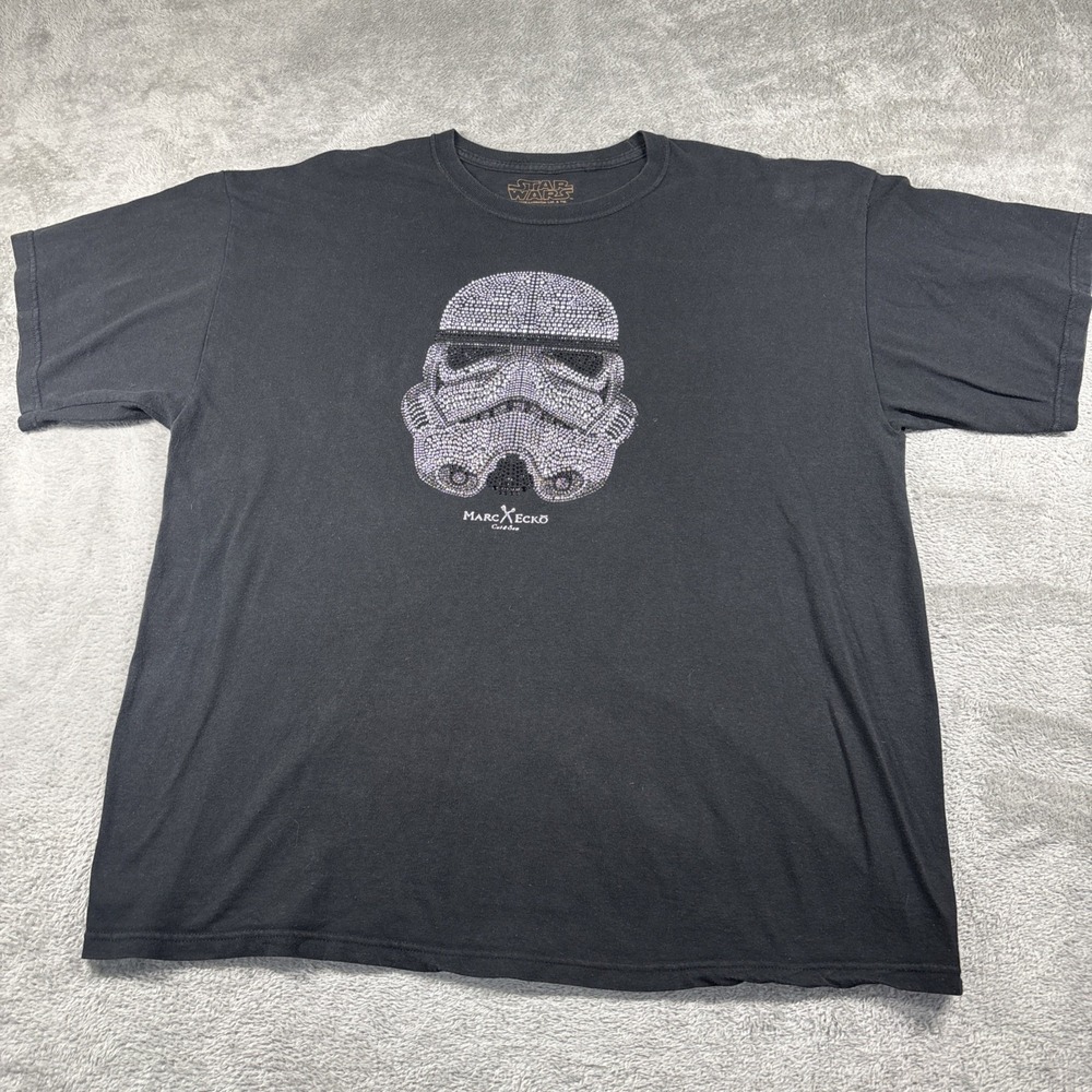 RARE 2009 Star Wars Marc Ecko Collab T-Shirt Black Size XL